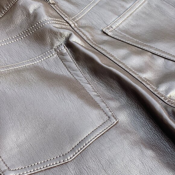 Wilfred The Melina High-Waisted Vegan Leather Pants NWT Size 8 - Picture 10 of 13